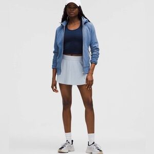 Lululemon Scuba Full-Zip Hoodie Washed Denim/ Gold